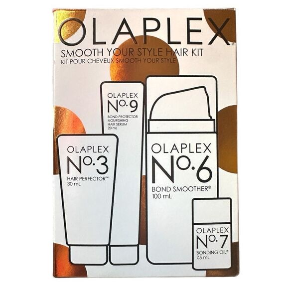 OLAPLEX SMOOTH YOUR HAIR STYLE HAIR KIT Sleek, strong hair is 🎁 of the season - Picture 1 of 15